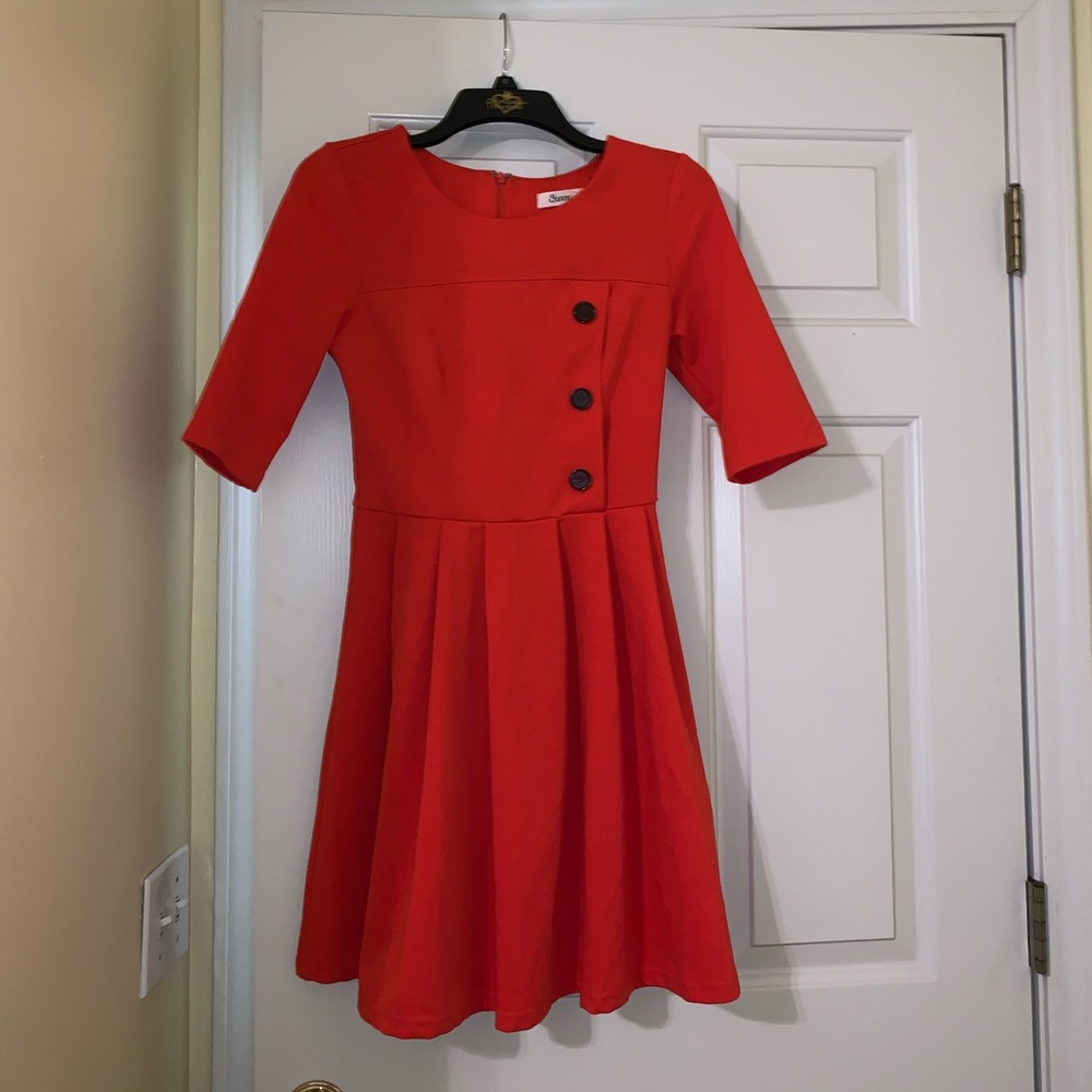 Classy red dress